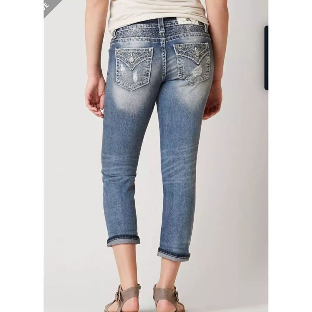 Miss Me Easy Stretch Cropped Jean sz 26